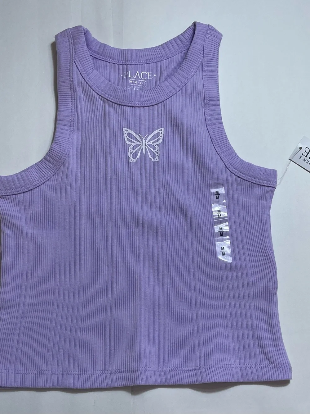 BUNDLE The children’s place girls’ Graphic Ribbed Tank Top and Ribbed Tee NWT